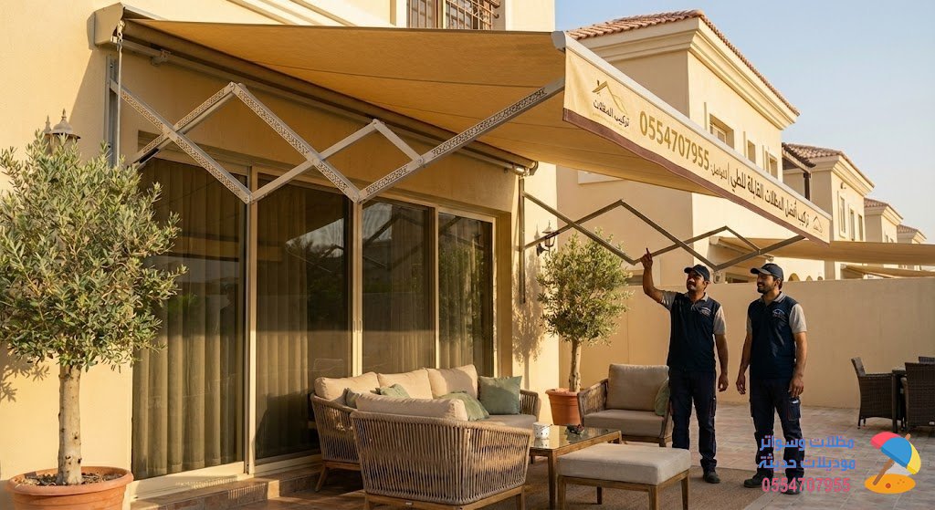 تواصل معنا لتركيب افضل انواع مظلات قابله للطي فقط تواصل معنا 0554707955